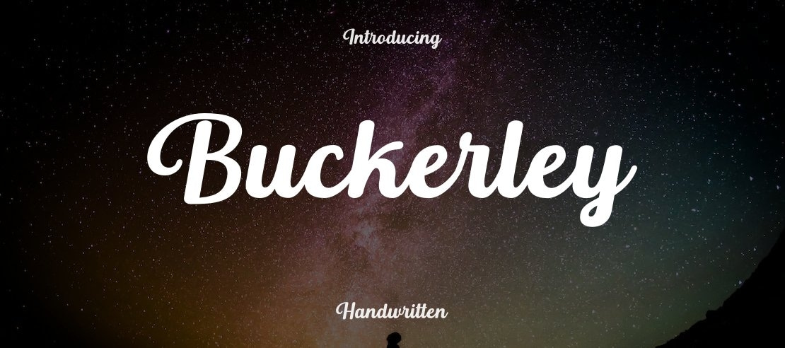 Buckerley Font
