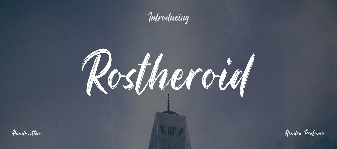 Rostheroid Font Family