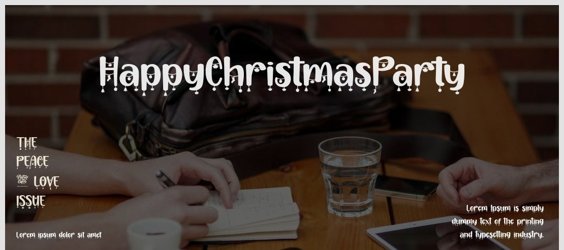 HappyChristmasParty Font