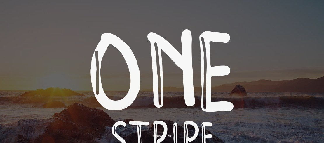 One Stripe Font