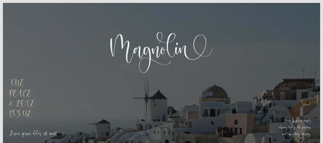 Magnolin Font