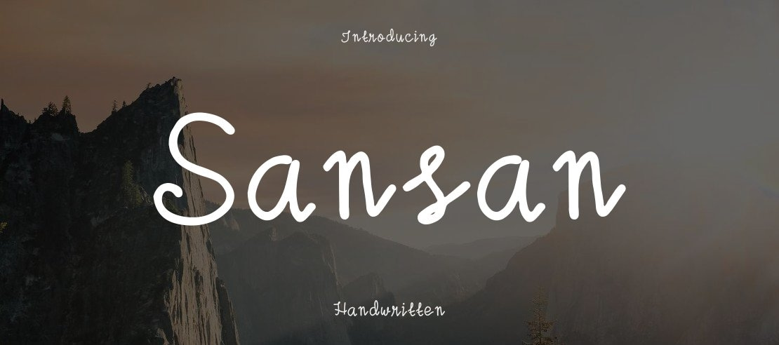 Sansan Font