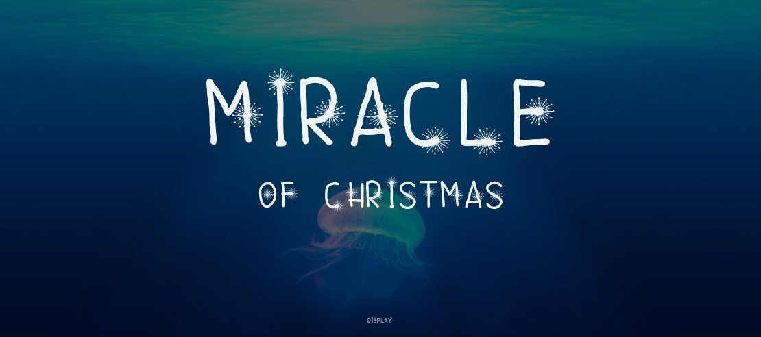 Miracle Of Christmas Font