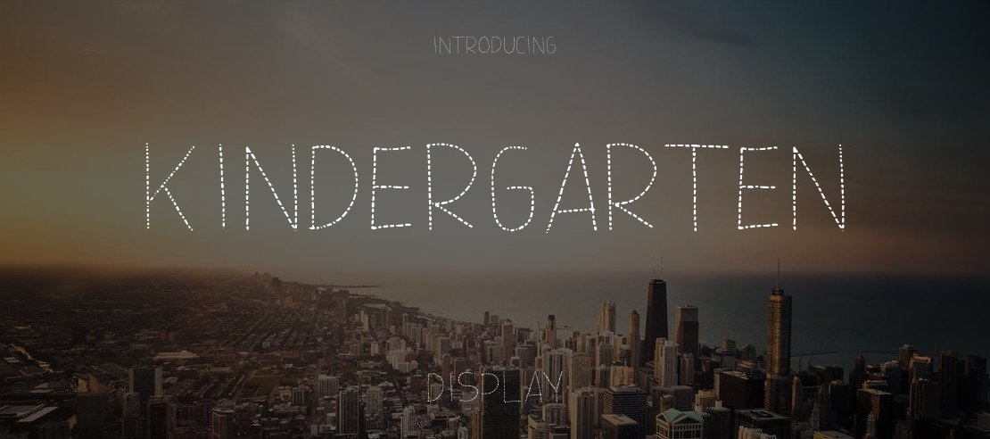 kindergarten Font