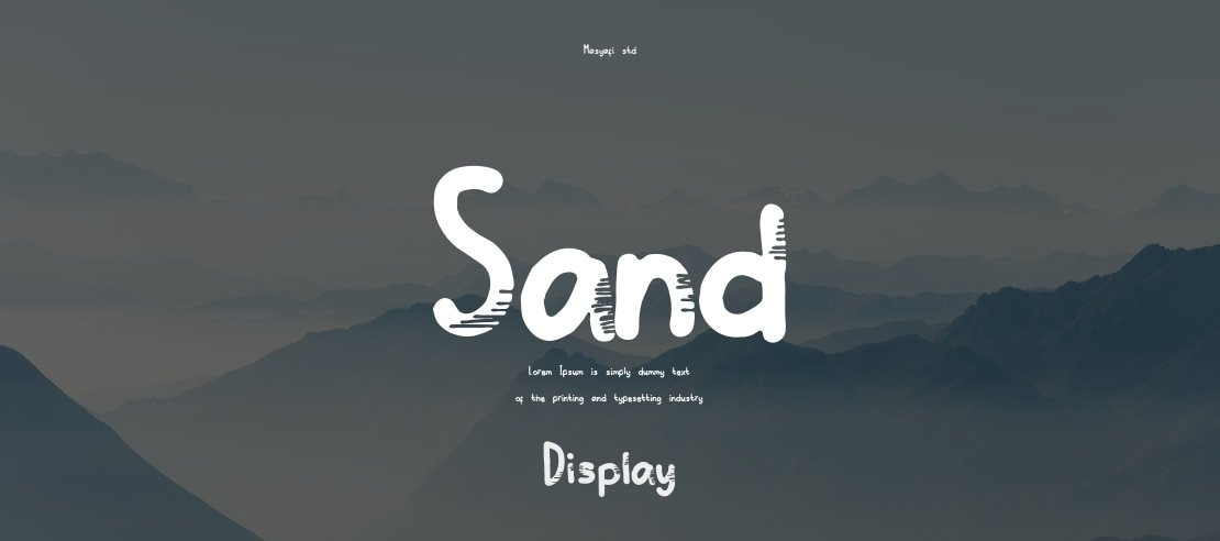 Sand Font
