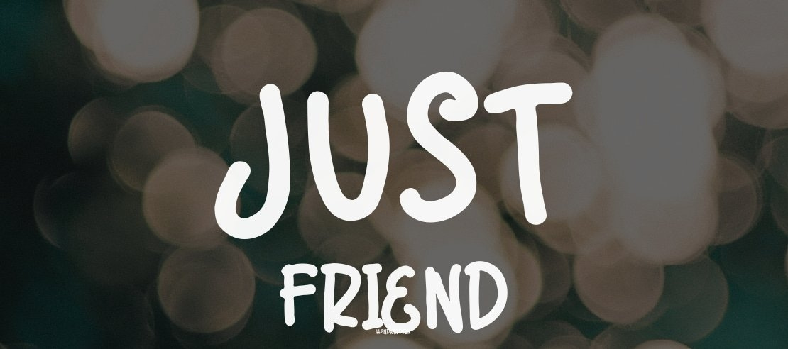 Just Friend Font