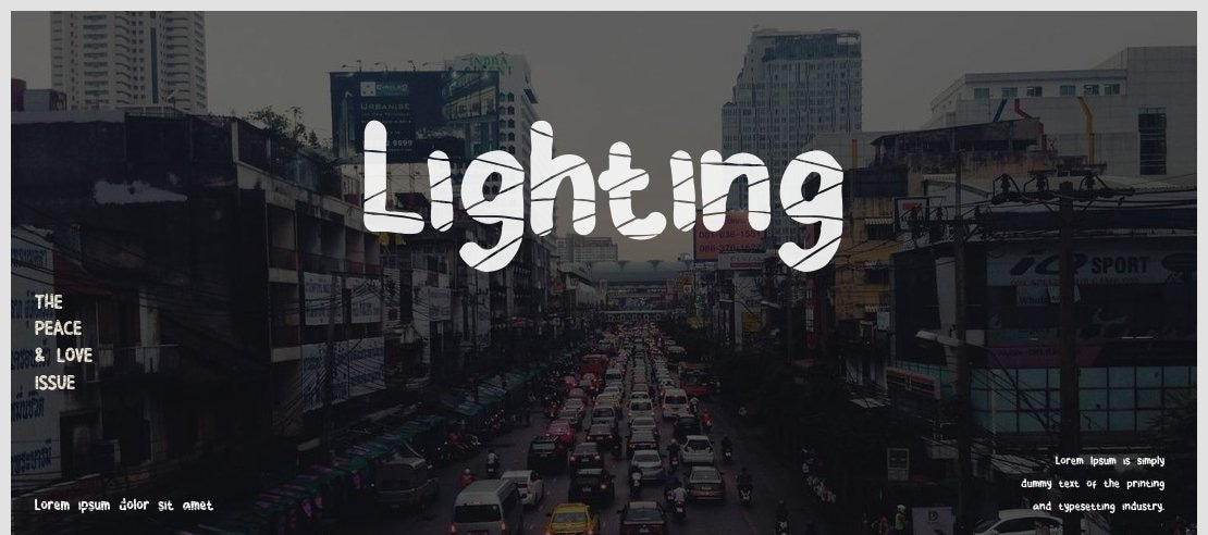 Lighting Font