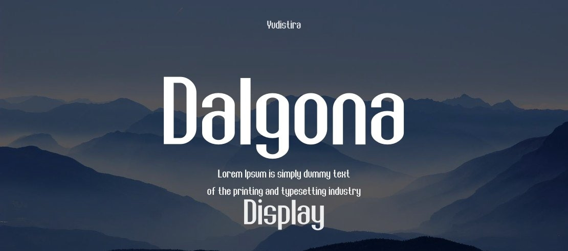 Dalgona Font