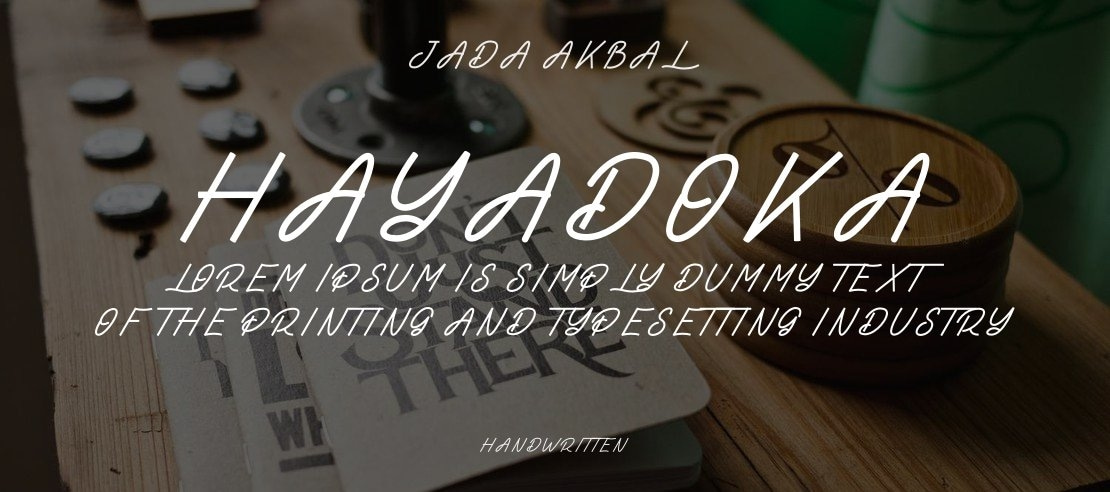 Hayadoka Font