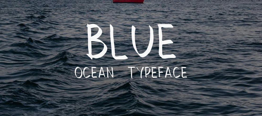 Blue ocean Font