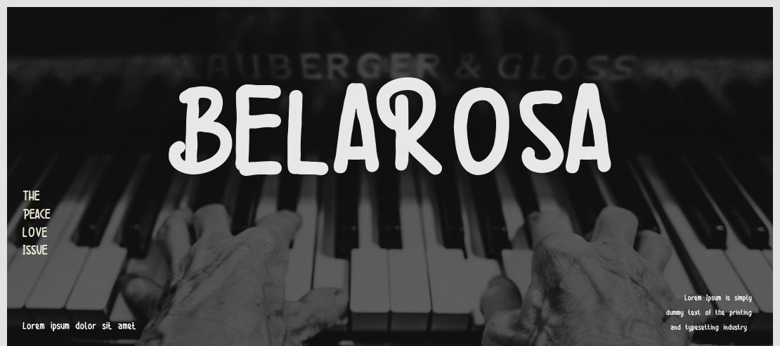 BELAROSA Font