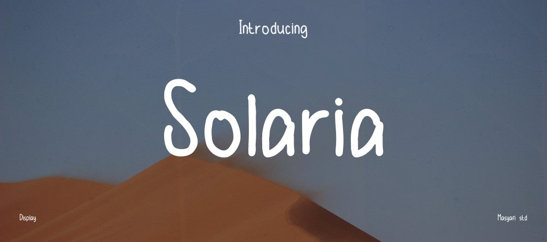 Solaria Font