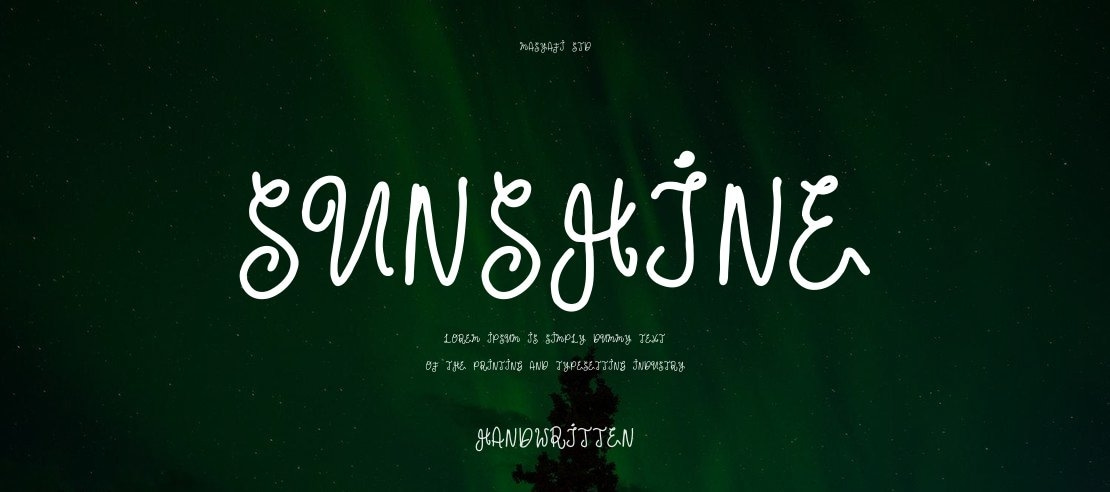 Sunshine Font