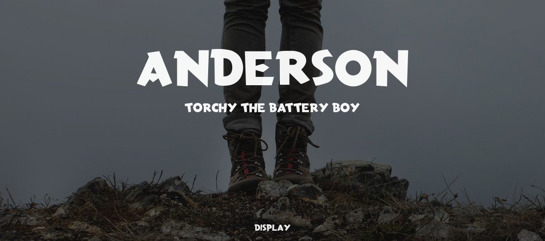 Anderson Torchy the Battery Boy Font