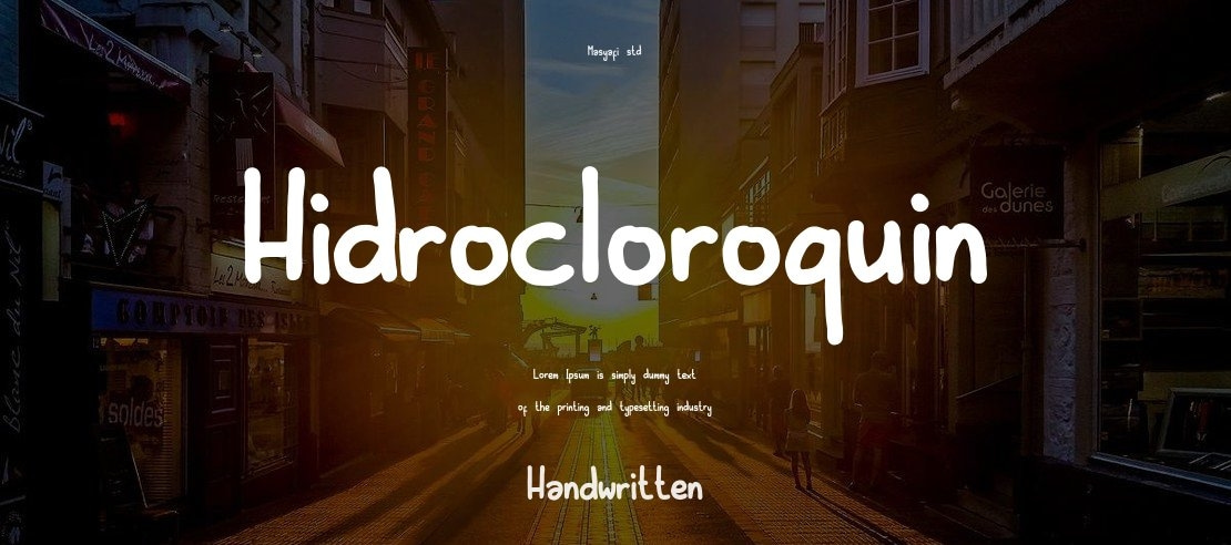 Hidrocloroquin Font