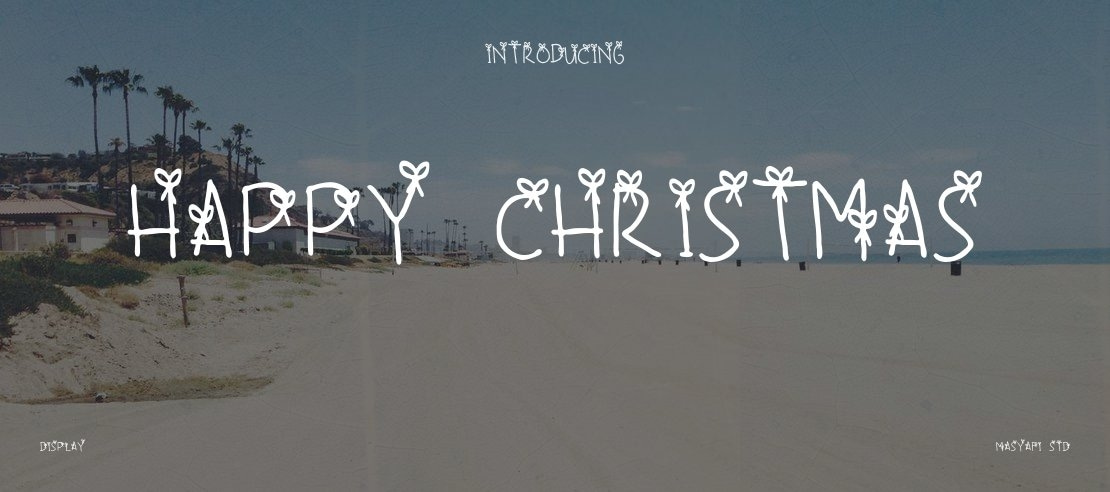 Happy Christmas Font