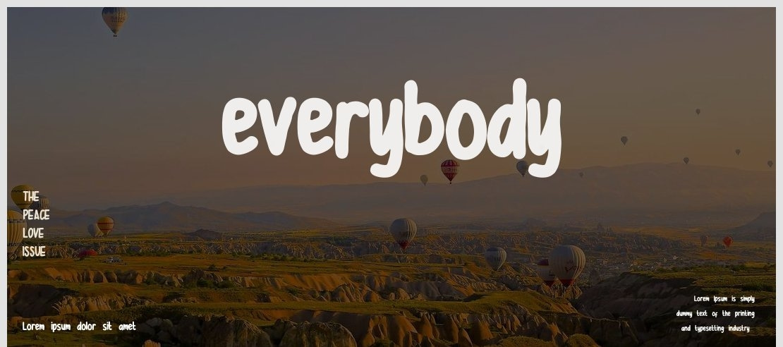 everybody Font