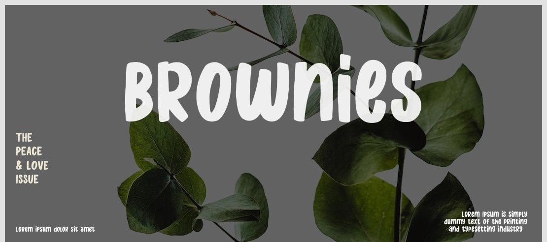 Brownies Font