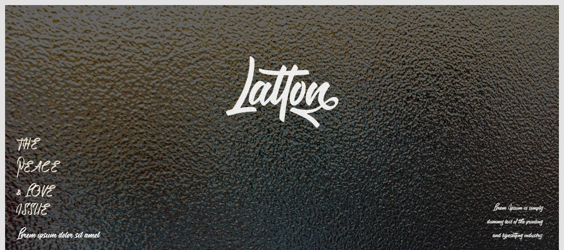 Latton Font