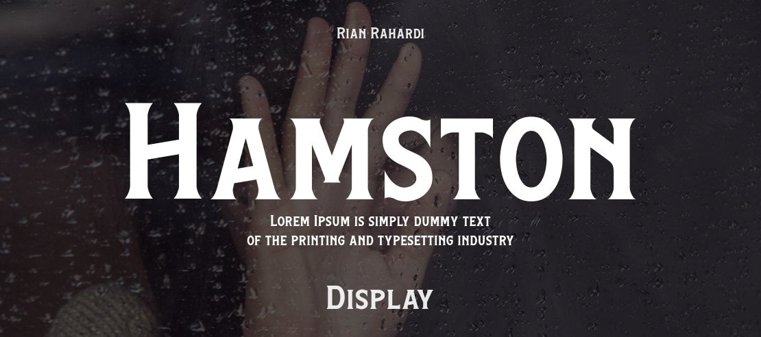 Hamston Font