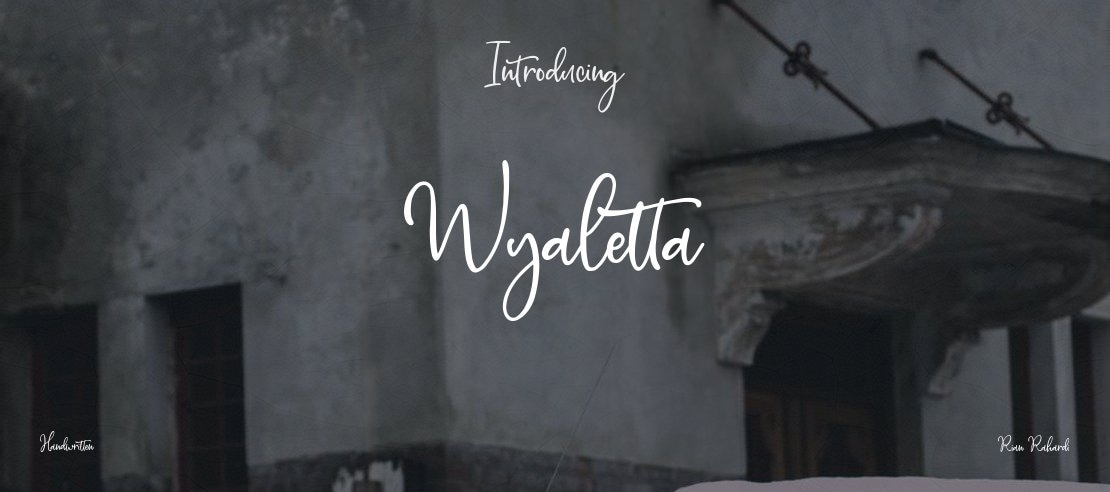 Wyaletta Font