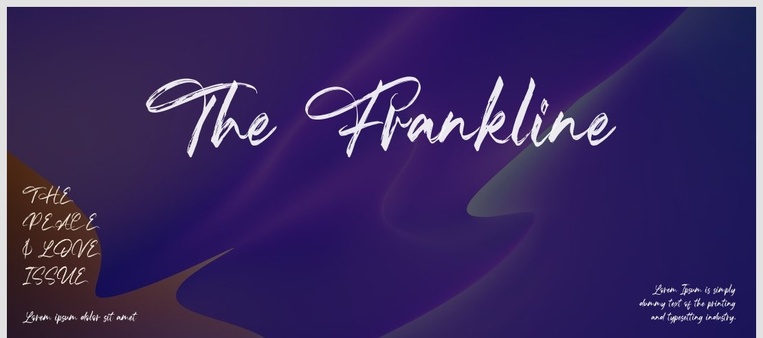 The Frankline Font