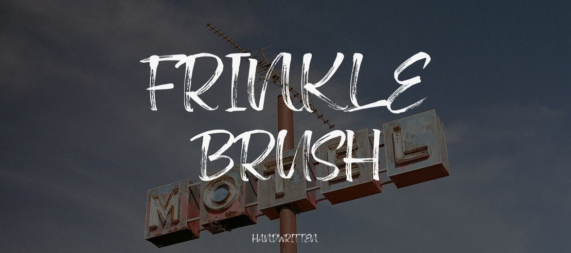 Frinkle Brush Font