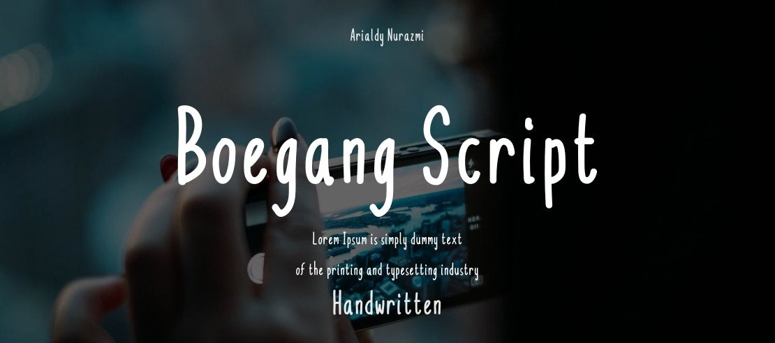 Boegang Script Font