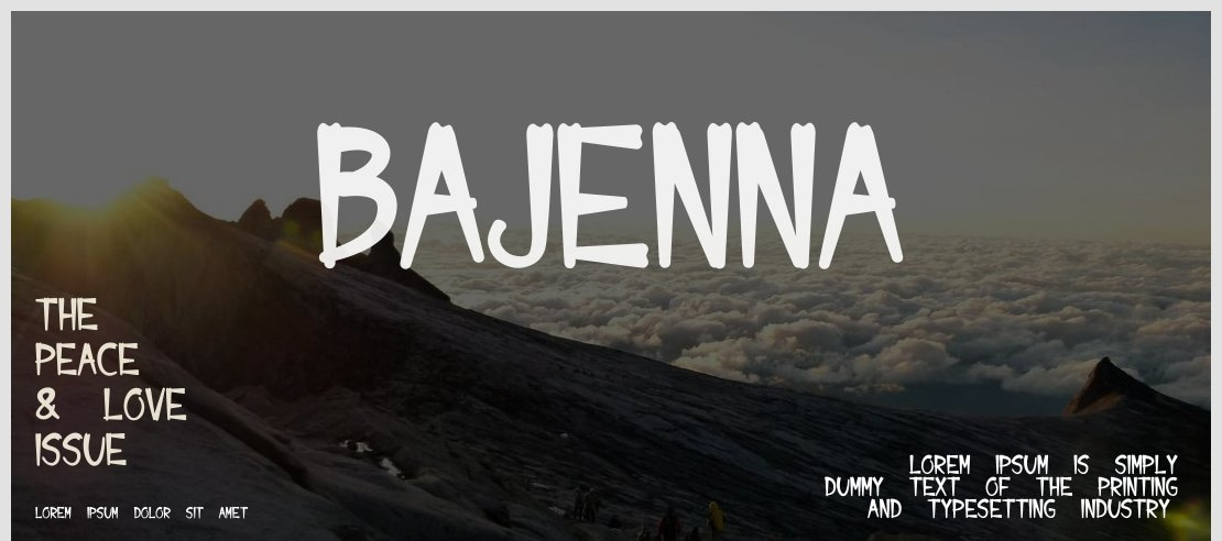 Bajenna Font