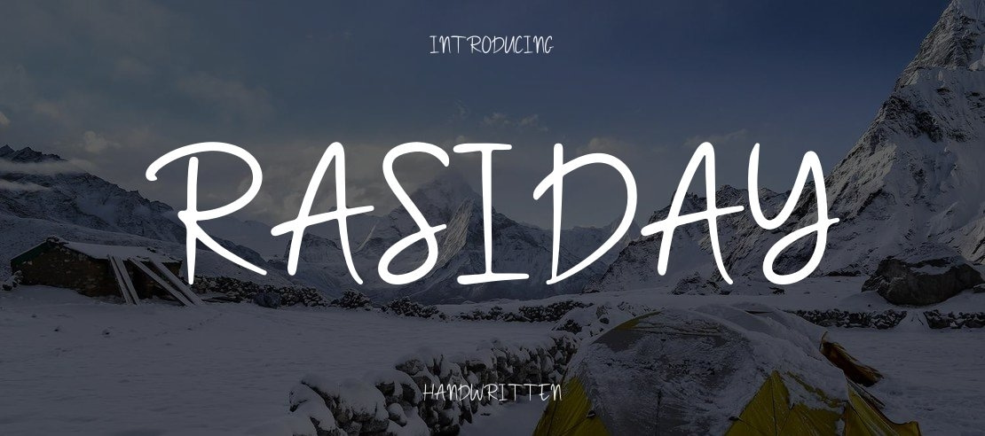 Rasiday Font