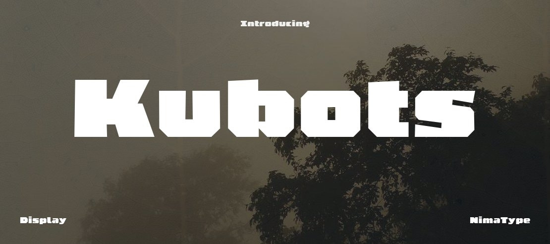 Kubots Font