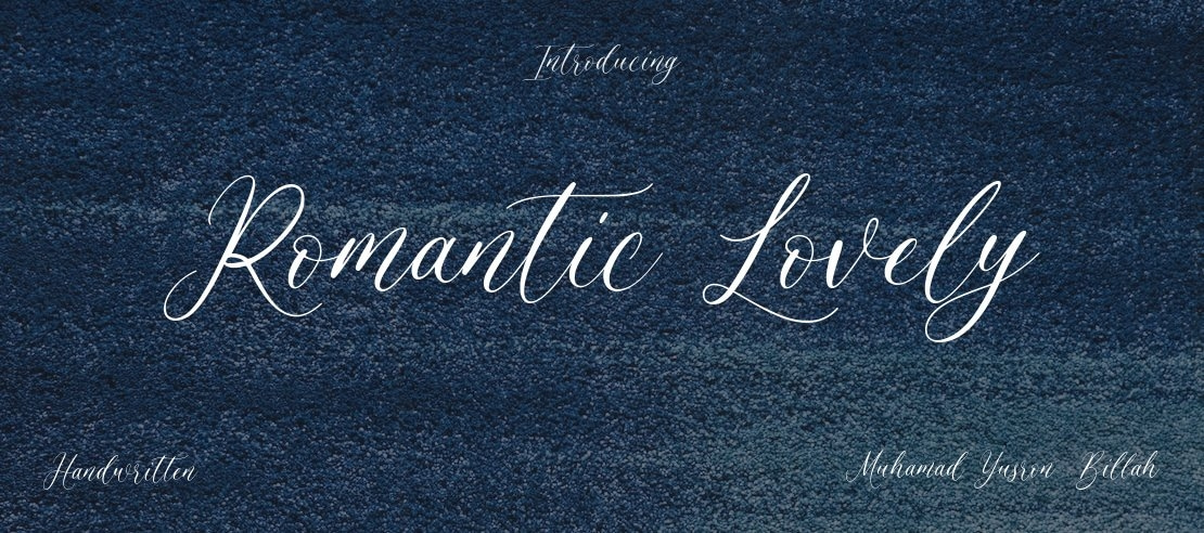 Romantic Lovely Font