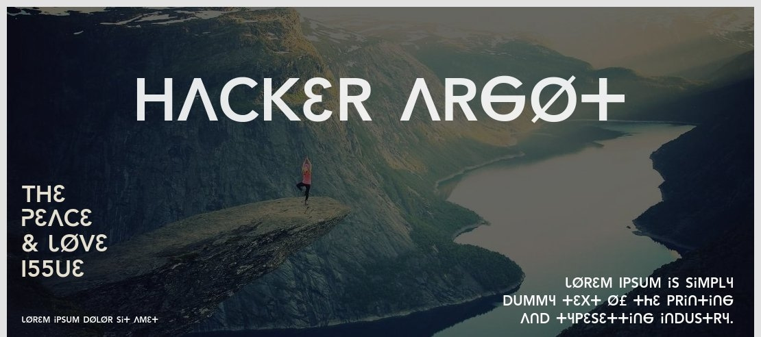 Hacker Argot Font