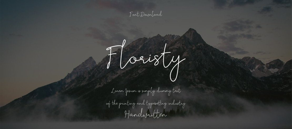 Floristy Font