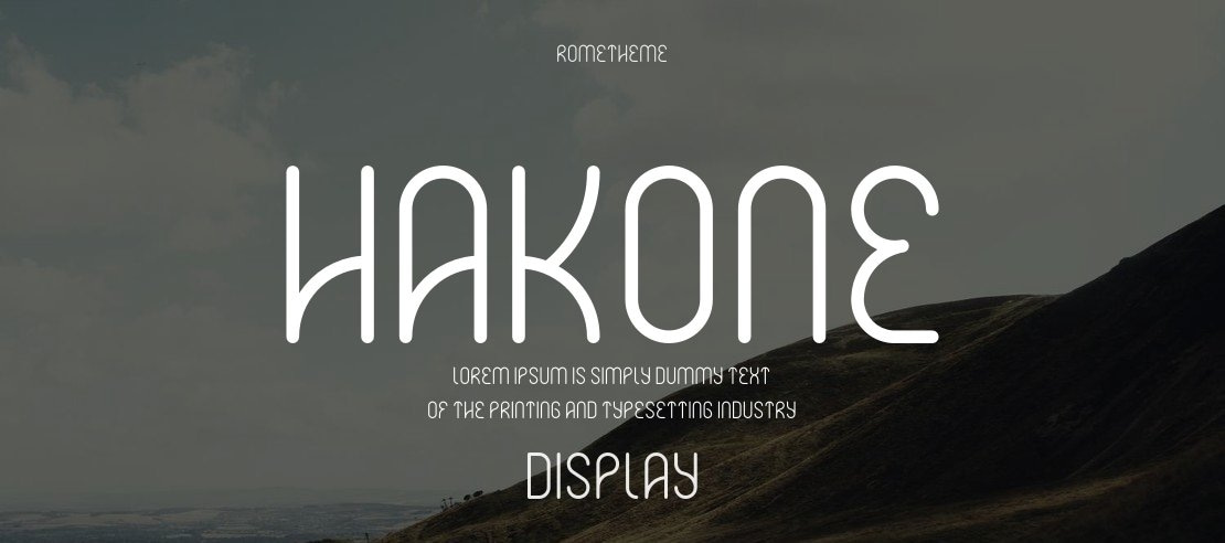 Hakone Font Family