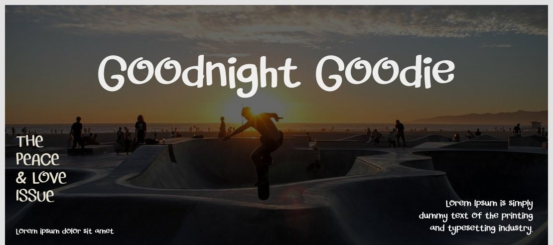 Goodnight Goodie Font