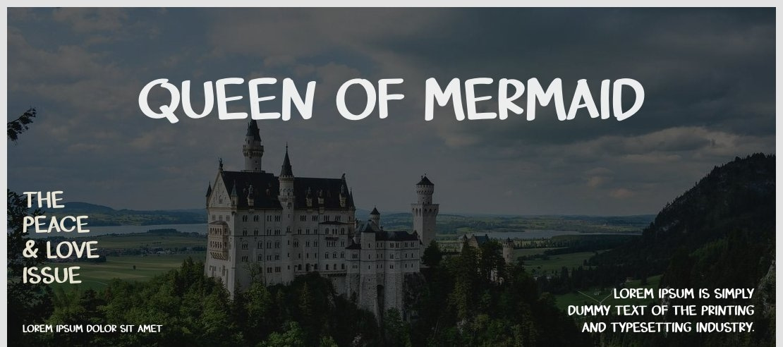 Queen Of Mermaid Font