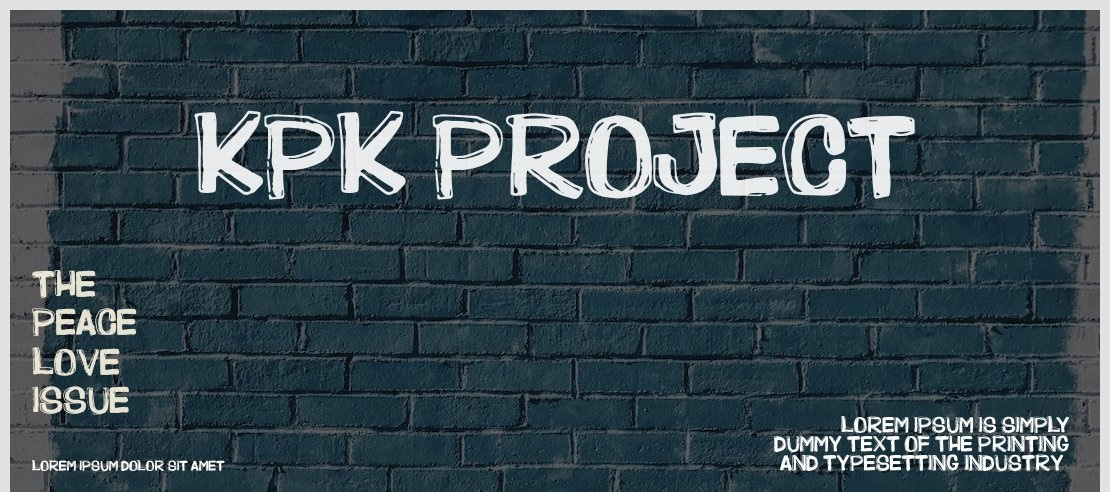 KPK Project Font