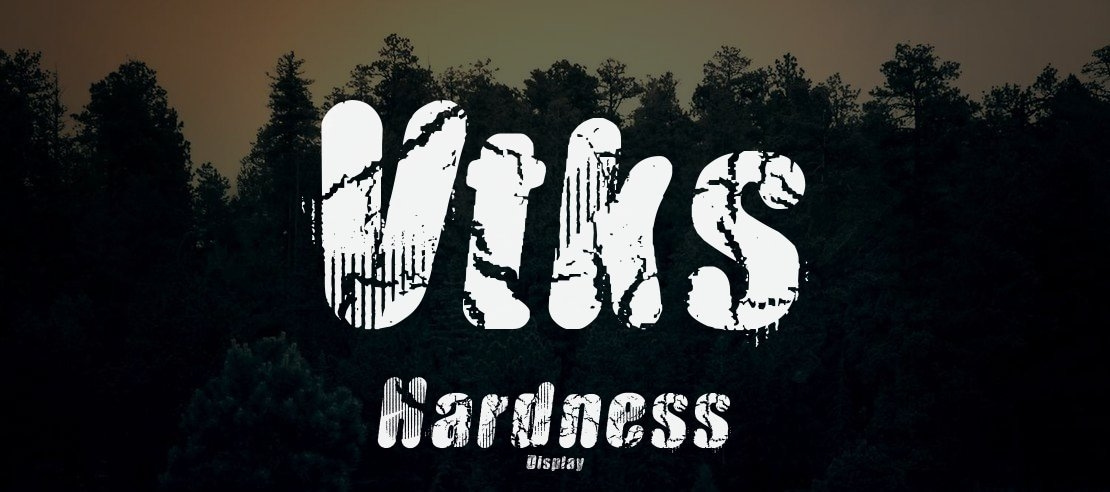 Vtks Hardness Font