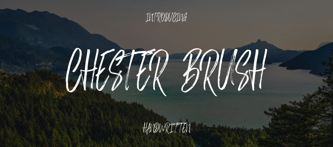 Chester Brush Font
