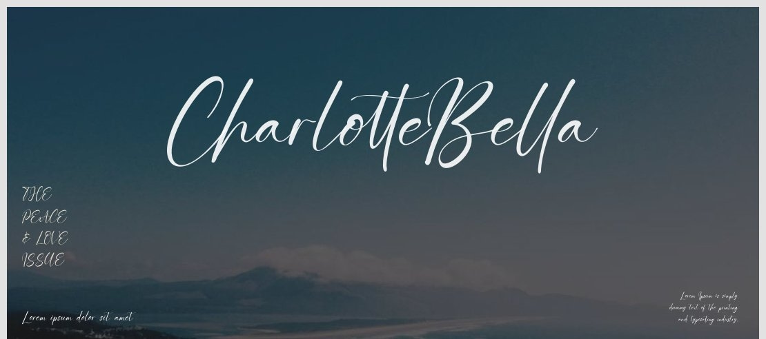 CharlotteBella Font