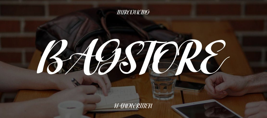 Bagstore Font Family