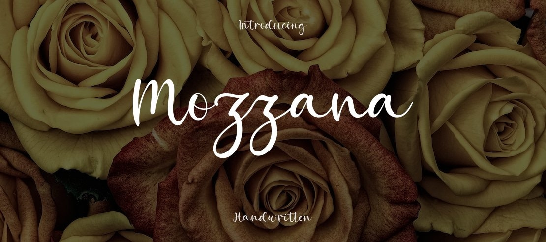 Mozzana Font Family