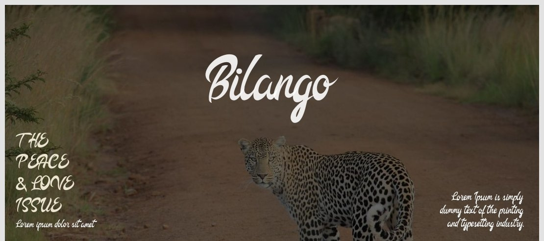Bilango Font
