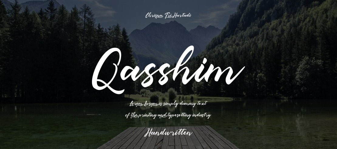 Qasshim Font