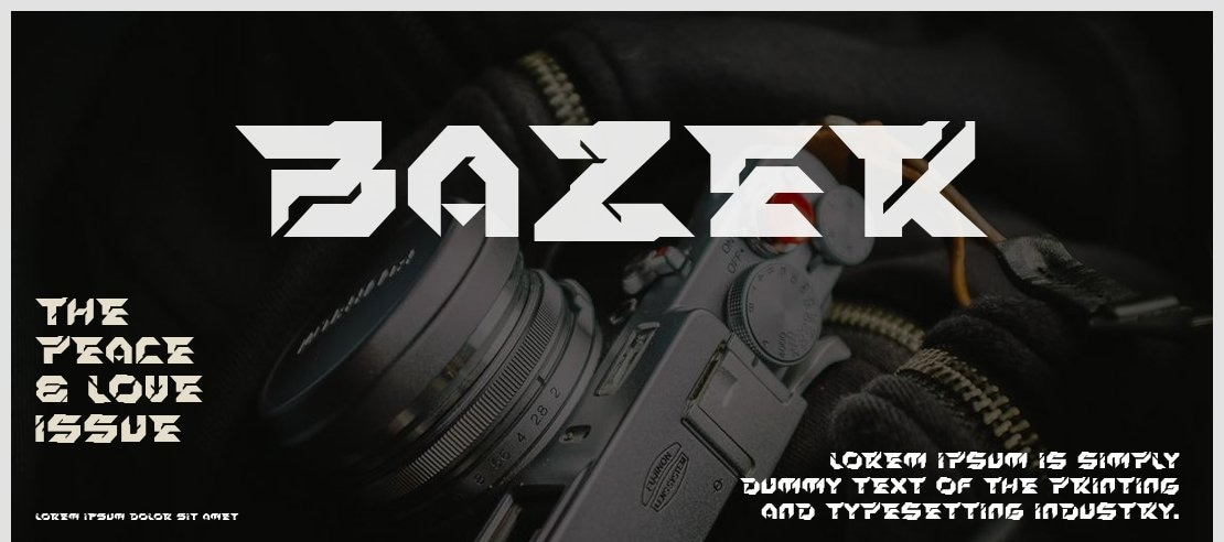 Bazer Font