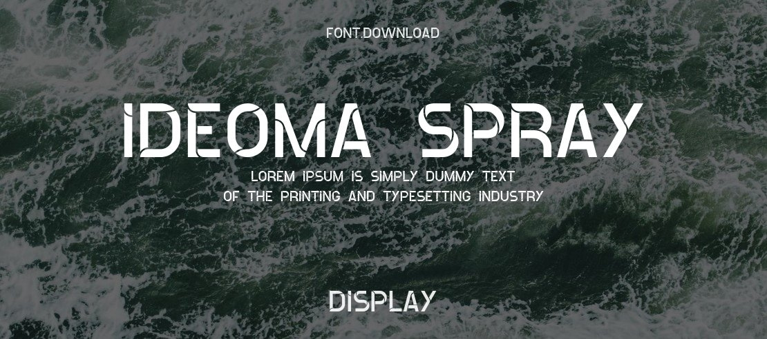 Ideoma Spray Font