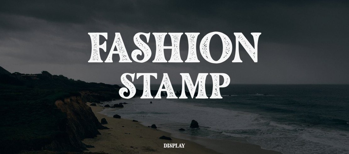 Fashion Stamp Font
