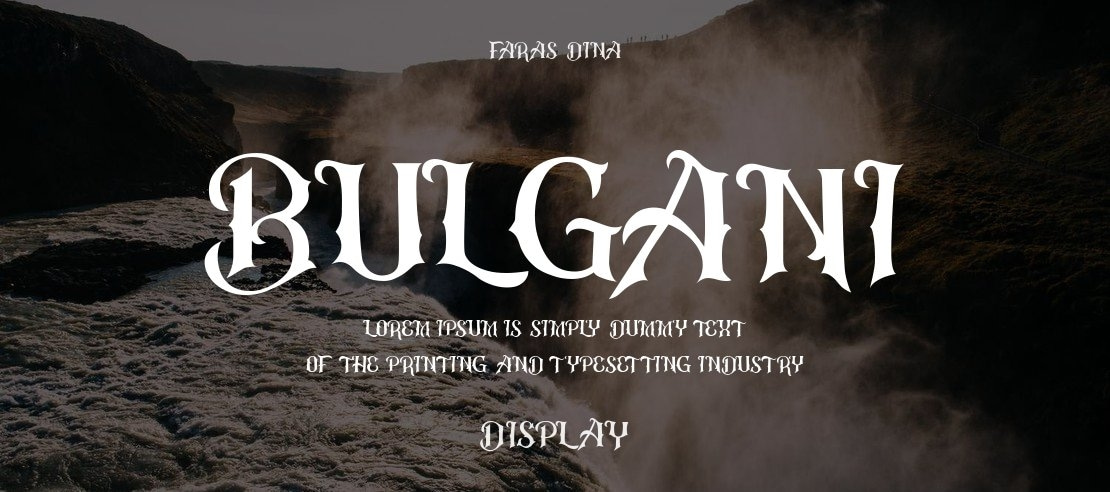 Bulgani Font