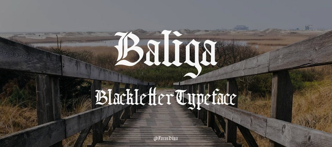 Baliga Blackletter Font